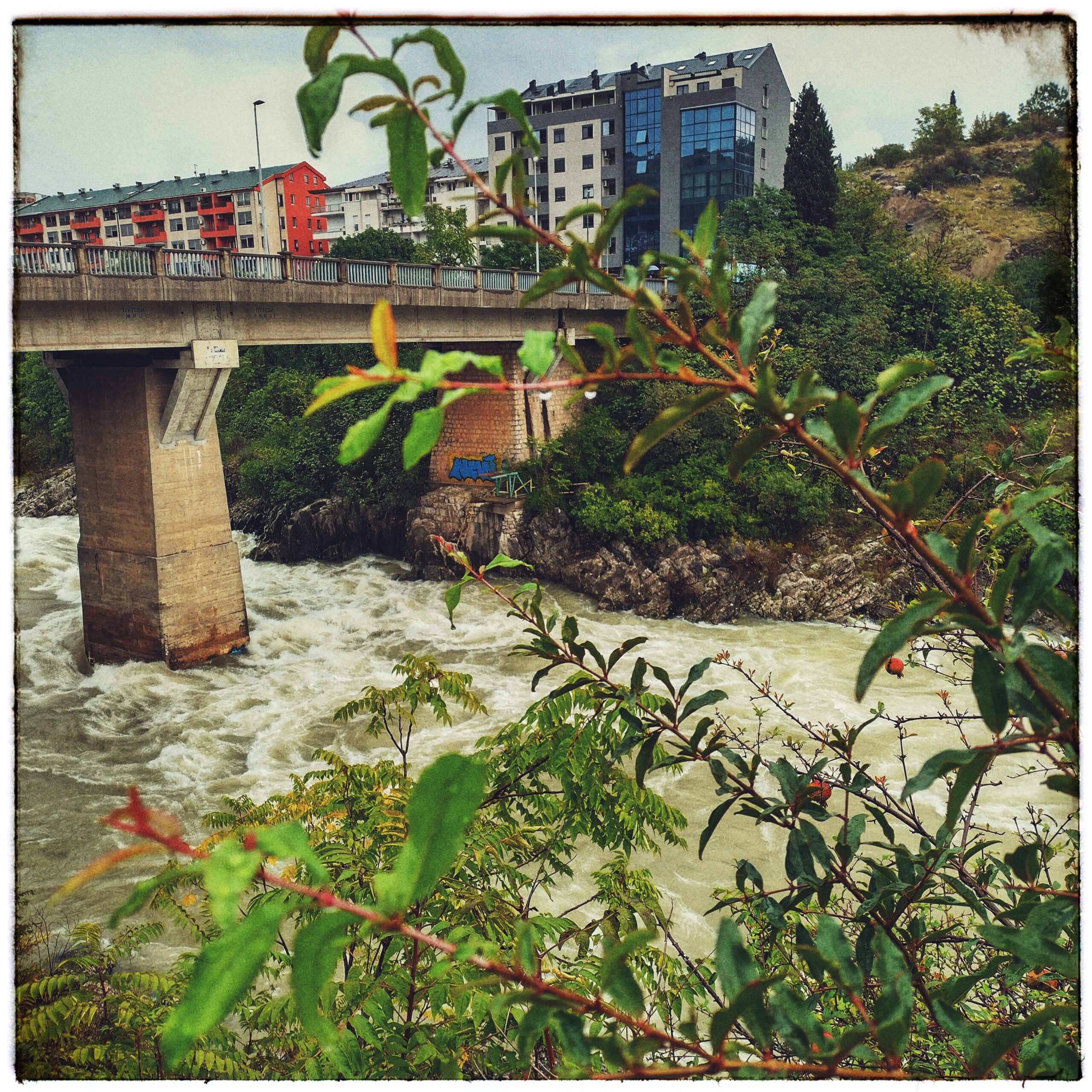 Videoskizzen – Fluss Morača in Podgorica, Oktober 2024